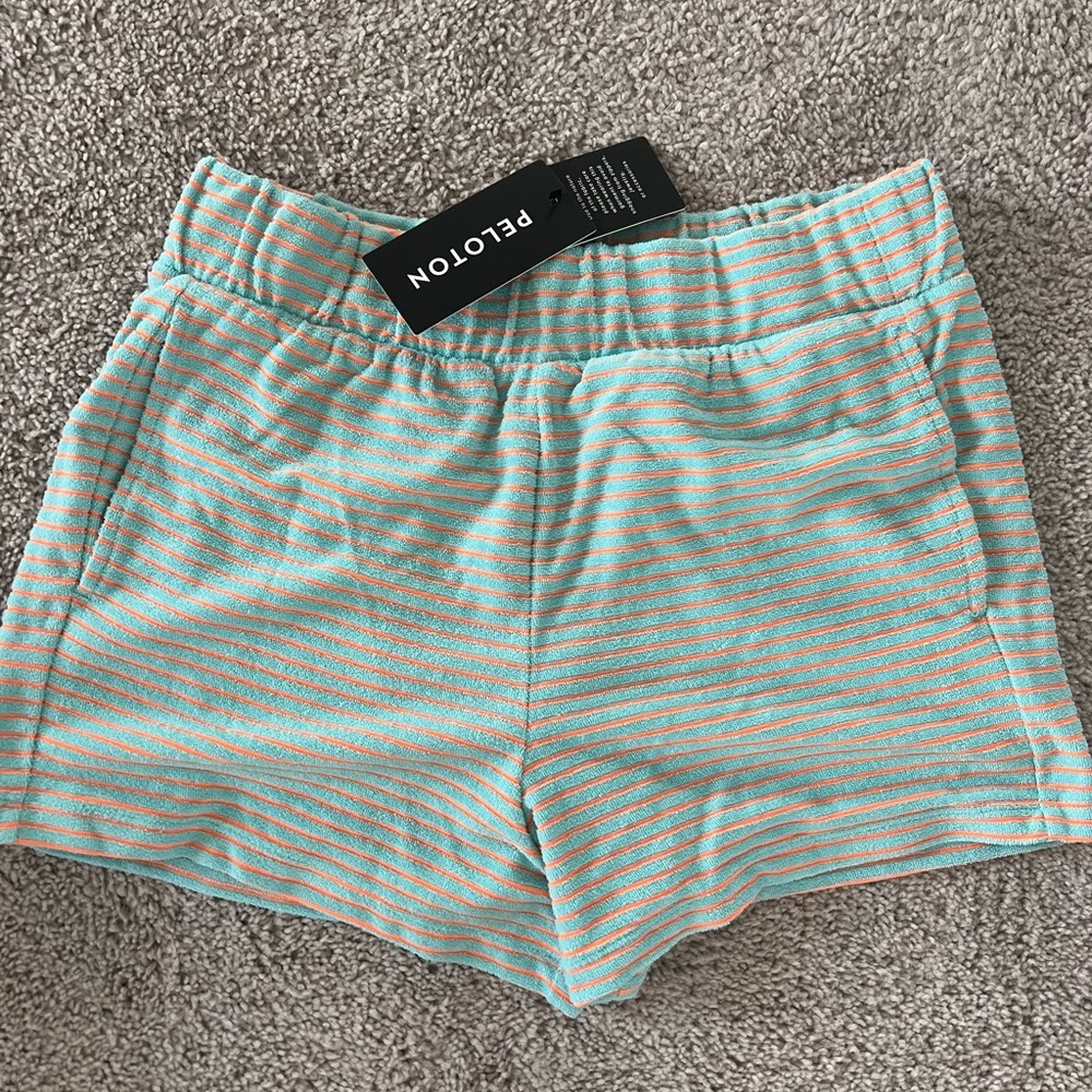NWT Peloton terry shorts